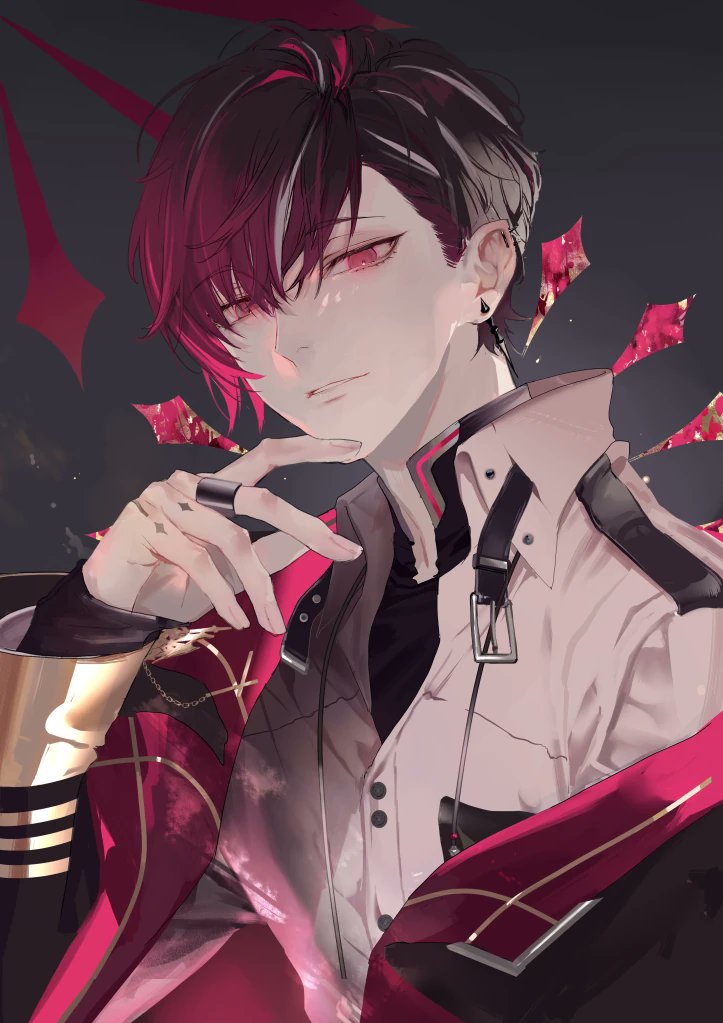 kiyoui__'s tweet photo. Dear Fuyuomi-mama, I love his smile and his face, his beautiful design and the beautiful art. Thank you for bringing him to life. We, villions will always love you, Fuyuomi-mama and of course our kaichou, Ver Vermillion. https://t.co/WIaFWa4dmm