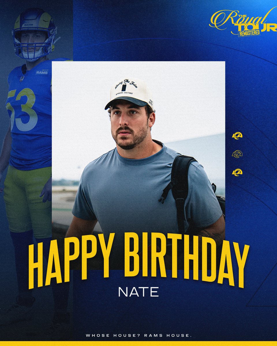 RamsNFL's tweet image. Happy Birthday, @_Nate_Landman! 🥳