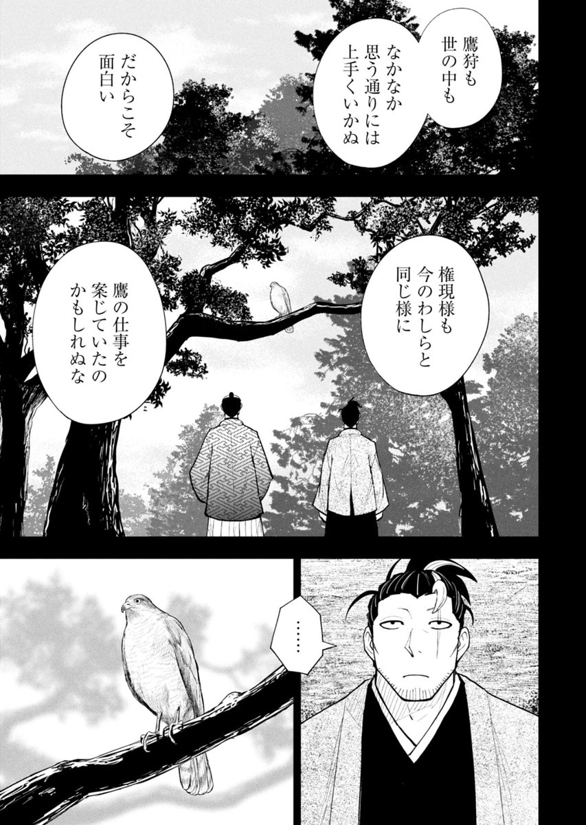鷹狩も世の中もなかなか思い通りには行かない 
