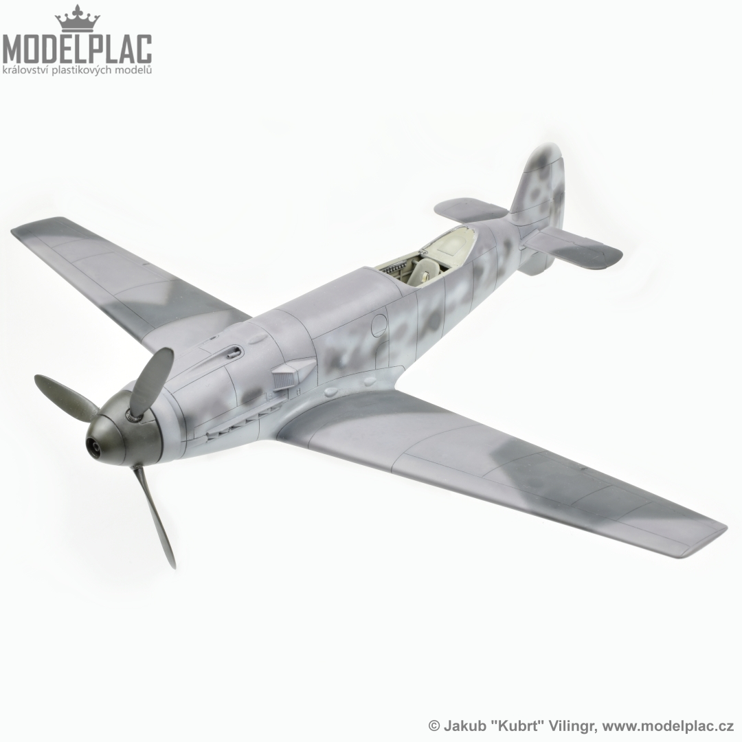 Jakub_Vilingr's tweet image. Some little progres on my 1/48 scale Messerschmitt Me 209 V-4 from Ukrainian company A&amp;amp;A MODELS. I have done some repais on main camouflage. Next work will be around canopy...