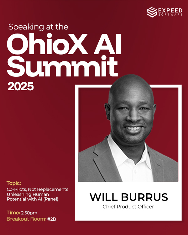 Excited to highlight Will Burress, CPO at Expeed Software, speaking today at the OhioX AI Summit 2025. His panel, “Co-Pilots, Not Replacements,” dives into how AI can empower - not replace - people. Don’t miss it at 2:50 PM in Breakout Room #2B.

#OhioX #AI #ExpeedSoftware