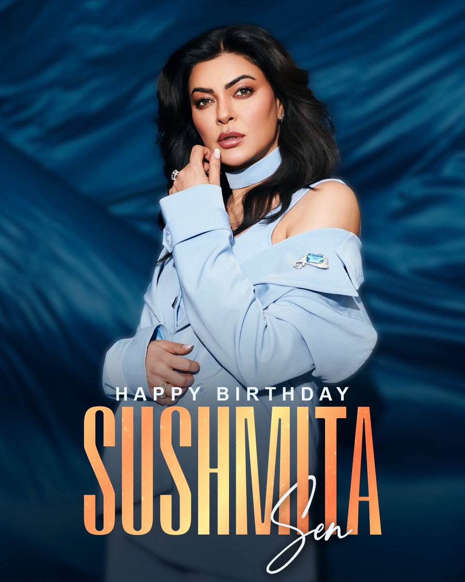 TipsFilmsInd's tweet image. Beauty with purpose. Grace with power. Here’s wishing the unstoppable Sushmita Sen a fabulous birthday! 💖
.
.
(Tips Films, Happy Birthday, Sushmita Sen)
.
.
#TipsFilms #HappyBirthday #SushmitaSen
