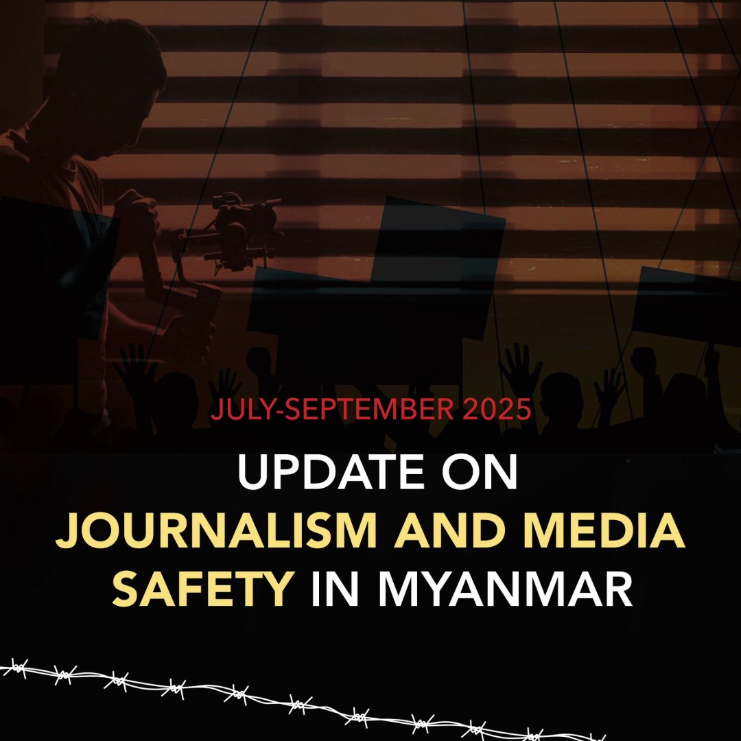 athan_info's tweet image. 𝑴𝒚𝒂𝒏𝒎𝒂𝒓 𝑴𝒆𝒅𝒊𝒂 𝒐𝒏 𝒕𝒉𝒆 𝑩𝒓𝒊𝒏𝒌: 𝑨𝒊𝒅 𝑪𝒖𝒕𝒔, 𝑫𝒆𝒂𝒕𝒉 𝑷𝒆𝒏𝒂𝒍𝒕𝒊𝒆𝒔, 𝒂𝒏𝒅 56 𝑱𝒐𝒖𝒓𝒏𝒂𝒍𝒊𝒔𝒕𝒔 𝑺𝒕𝒊𝒍𝒍 𝑱𝒂𝒊𝒍𝒆𝒅

the #Myanmar military regime has arrested 223 journalists, with 56 currently remaining behind
more: tinyurl.com/2syszjfz