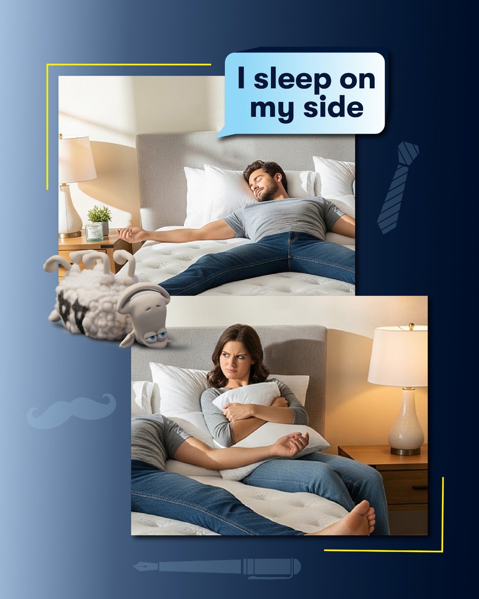 sertaindia's tweet photo. Men and their “sleep truths”… we’ve heard them all! 😄
This International Men’s Day, here’s to the legends who deny everything except needing great sleep! 🛏️💙

#InternationalMensDay #SertaSleep #MenWillBeMen #SertaMattress #CloudComfort #SertaSheep  #Sertaindia #LuxuryMattress https://t.co/EFIIuqBmTU
