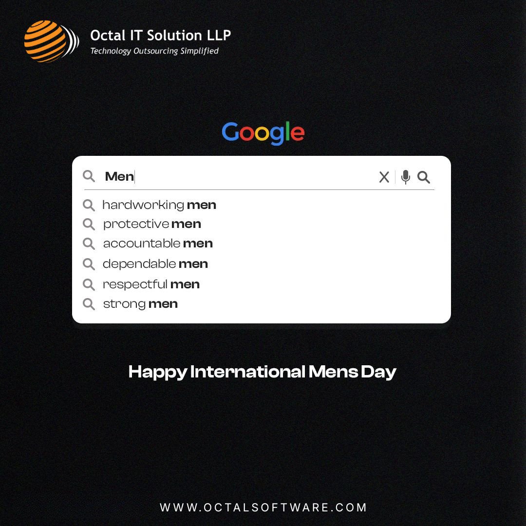 octalitsolution's tweet image. Here’s to the men who show up, hold the fort, take responsibility, and keep the momentum alive—quietly, consistently, powerfully.
Happy International Men’s Day to the backbone of every team.&quot;

#InternationalMensDay #MenAtWork #WorkplaceCulture #TeamOctal #LeadershipInAction