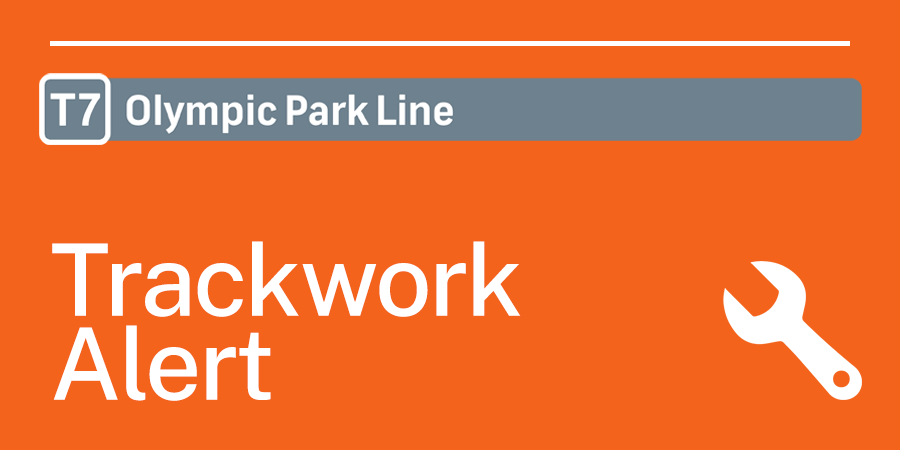 T7SydneyTrains's tweet image. Are you travelling on the T7 Olympic Park Line this tonight?

🚉#Trackwork buses may affect how you travel.

🚌 Buses replace trains between Olympic Park and Lidcombe

More info, visit: transportnsw.info/alerts/details…