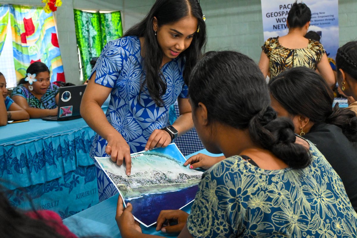 spc_cps's tweet image. On #GISDay2025, we honour the #Kiribati women who are mapping memory-scapes to digitise heritage, inform planning &amp;amp; rewrite their story of resilience. 

GIS isn’t just tech, it’s empowerment. #PGWN #COSPPac @GIZPacific

Read more: bit.ly/3K57uSl