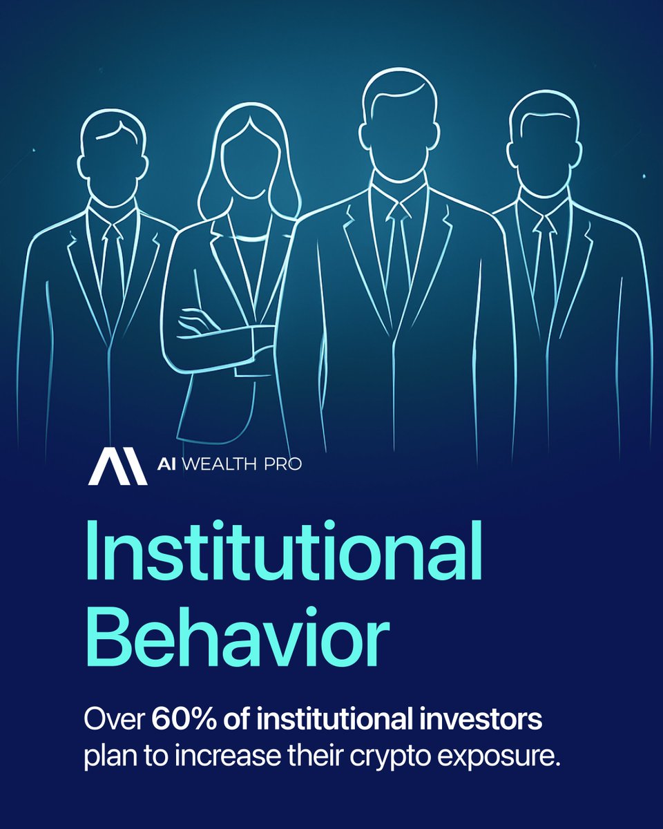 ai_wealth_pro's tweet image. The focus has shifted from speculation → long-term diversification.

#InstitutionalFlow #CryptoInsights #DigitalAssets