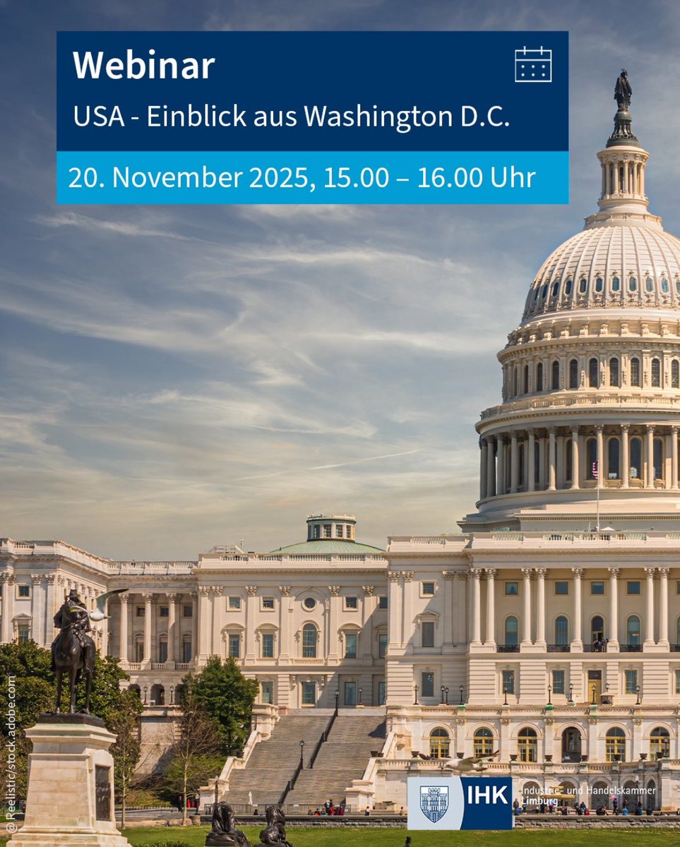 Hier anmelden:
veranstaltungen.unikam.de/limburg.ihk.de…

#AHK #IHK #DIHK #USA #WashingtonDC