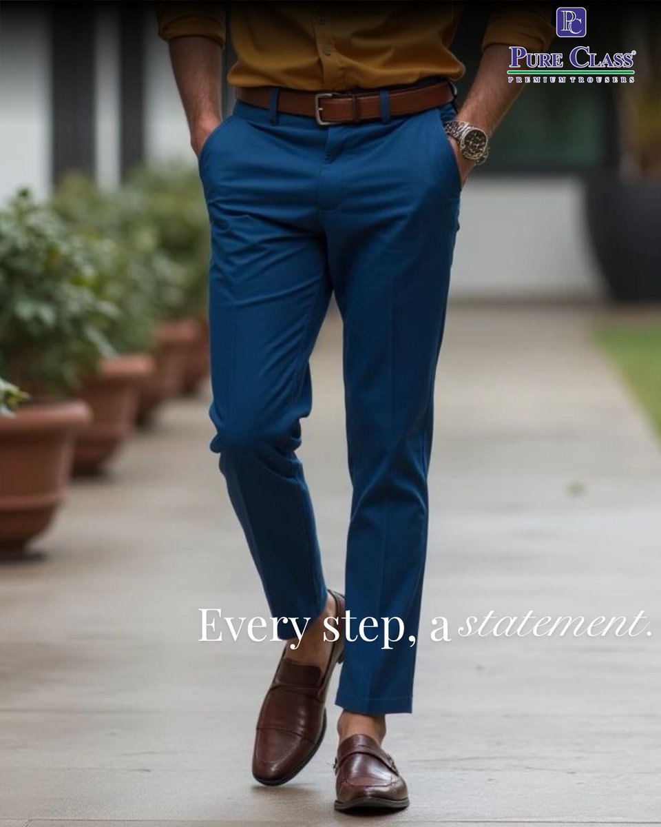 pureclass04's tweet image. Pureclass blue pants for office style that defines sharp everyday confidence.
#pureclass #formalpants #officewear #mensfashion #workstyle #bluepants #styleupdate #trendingnow

{pureclass, formalpants, officewear, mensfashion, workstyle, bluepants, styleupdate, trendingnow}