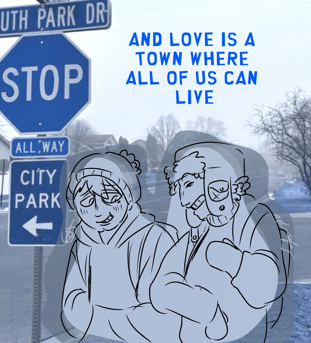 asherisafag's tweet image. !! TW, IMPLIED SUICIDE !!

i know the lyric is &quot;love is a tower&quot;, but town is more fitting 

2023 sp core ahh

#southpark #sptwt #southparkfanart #spstyle #spstan #spkyle #spkenny #spcartman #stanmarsh #kylebroflovski #kennymccormick #ericcartman