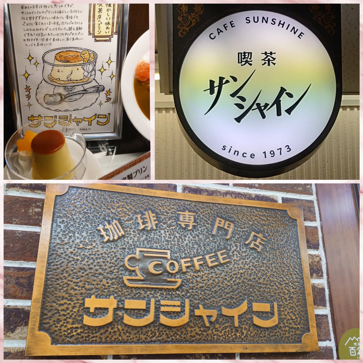 c_rubychan's tweet photo. またまた連れて行ってもらった✨
今日もお客様いっぱい🈵
私はパスタとプリン
美味しかった😍
ステキなお店にステキなオーナーご夫婦😊
息子はいつもこちらのお店で癒やされてそして電車を走らせに……
ええ休日の過ごし方やね
ちと遠いけど🤣
#喫茶サンシャイン https://t.co/2Z4QyOgFq6