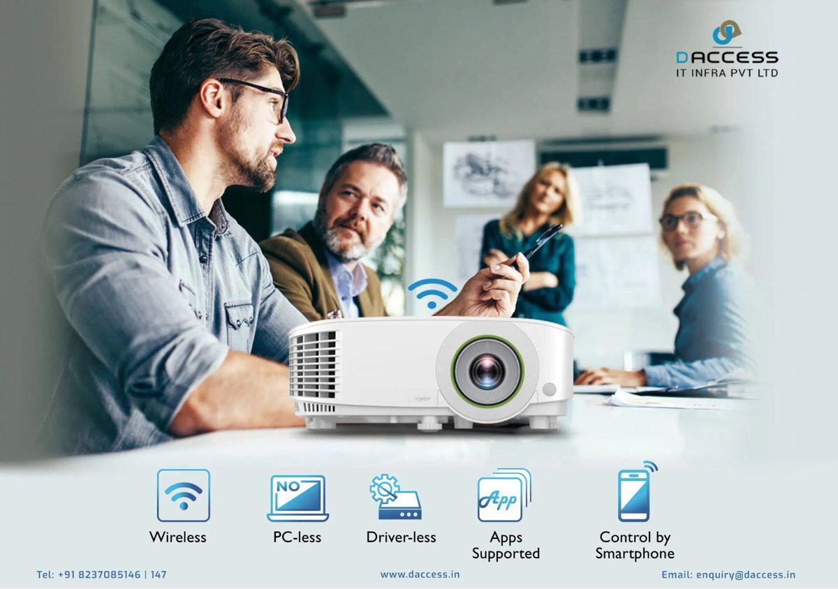 daccessitinfra's tweet image. &quot;Big screen. Bigger impact. Upgrade your space with smart projector solutions.&quot;

For any queries, you can reach us at Contact Person:
Dr. Nilesh Thakare
Email: enquiry@daccess.in
Tel: +918237085146 |147| 159
Web: daccess.in
#ProjectorSolutions #AVTechnology #EdTech