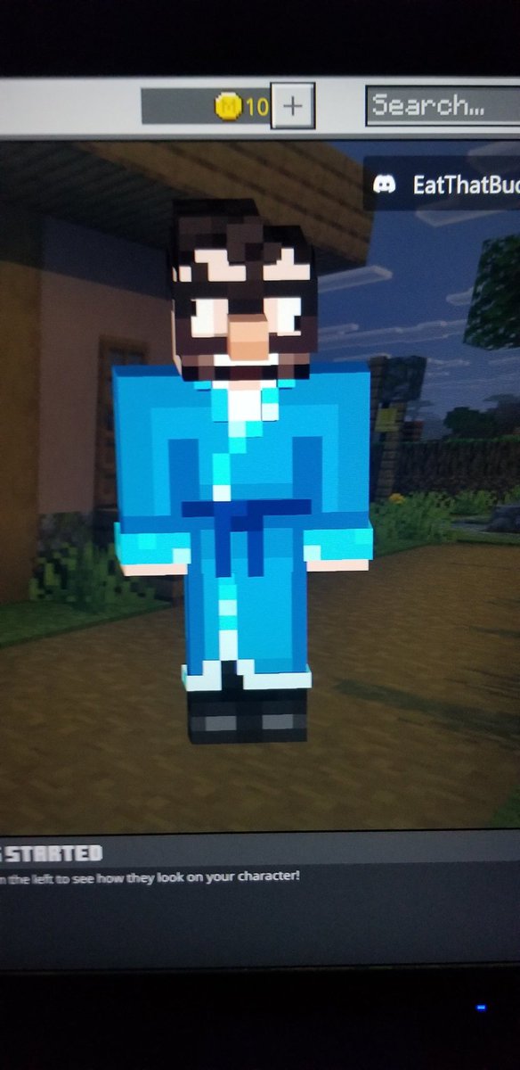bugfan78's tweet photo. Hey @SallyIsADog I'm a big fan and want to show you my school laptop background that i've had since 10th grade and my two minecraft skins i've made of you https://t.co/notXoablrD