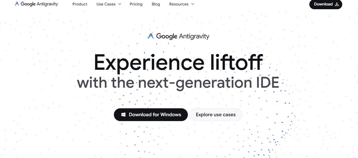 devdiary0x's tweet image. I&apos;m a bit late but damn, we got another Cursor competitor from Google - Antigravity

Wild, wild day