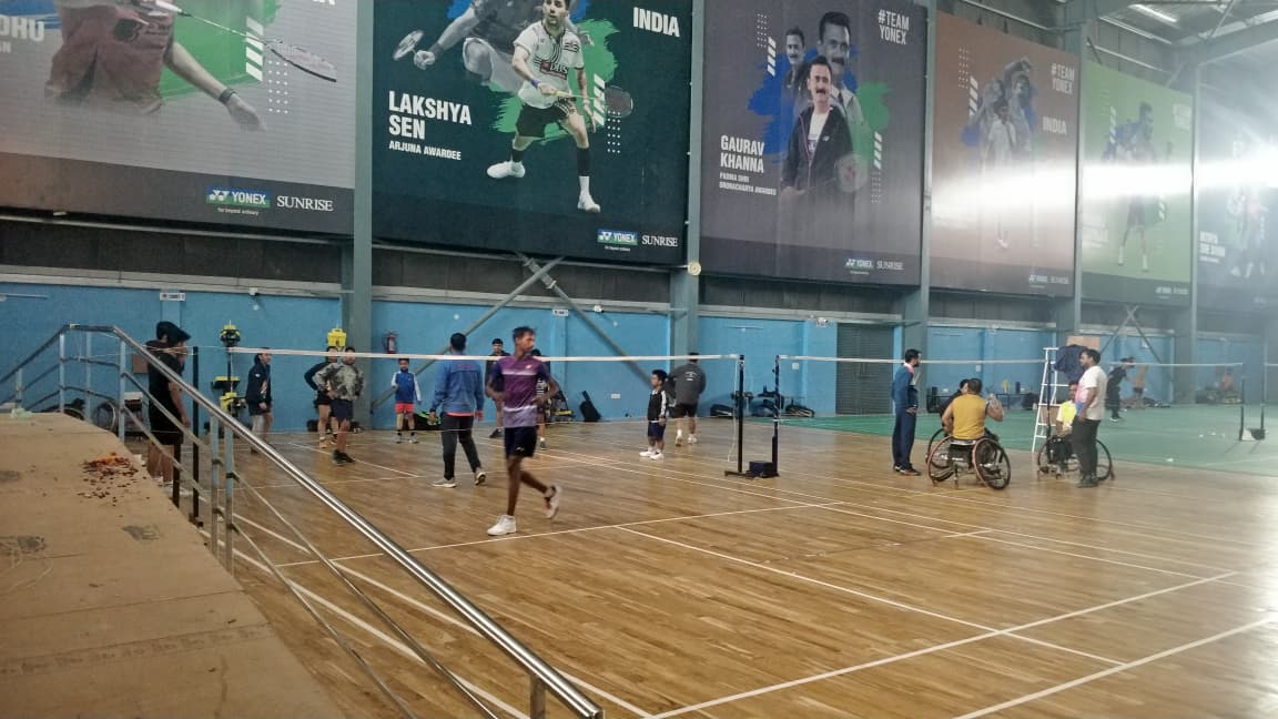 nacincbic's tweet photo. NACIN, Lucknow organized a visit for the 13th batch of EA/TA trainees to the Gaurav Khanna Excellence Academy for Para-Athletes on 18.11.2025. Guided by Padma Shri Mr. Gaurav Khanna, the trainees witnessed the incredible grit of our para-athletes. The dedication shown by these champions was a lesson in resilience. The visit has deeply inspired the trainees, strengthening their resolve to serve the nation with renewed passion and purpose.