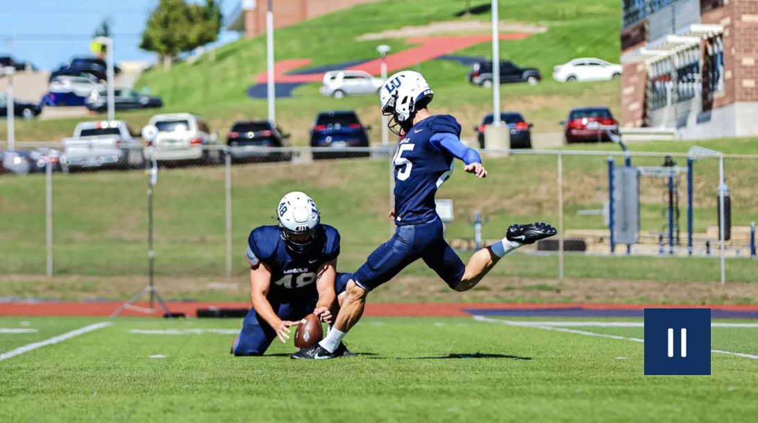 🚨Transfer Specialist🚨
Kickoff Specialist | Place Kicker
4 FGs this season (22, 30, 33, 47)
80+ yard kickoffs | 50% touchbacks |

Hudl Highlights ⬇️
hudl.com/v/2T8acg