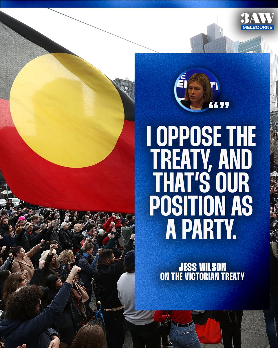 3AW693's tweet image. New state Liberal leader Jess Wilson has revealed her stance on the Victorian treaty.

MORE 👉 nine.social/135U
