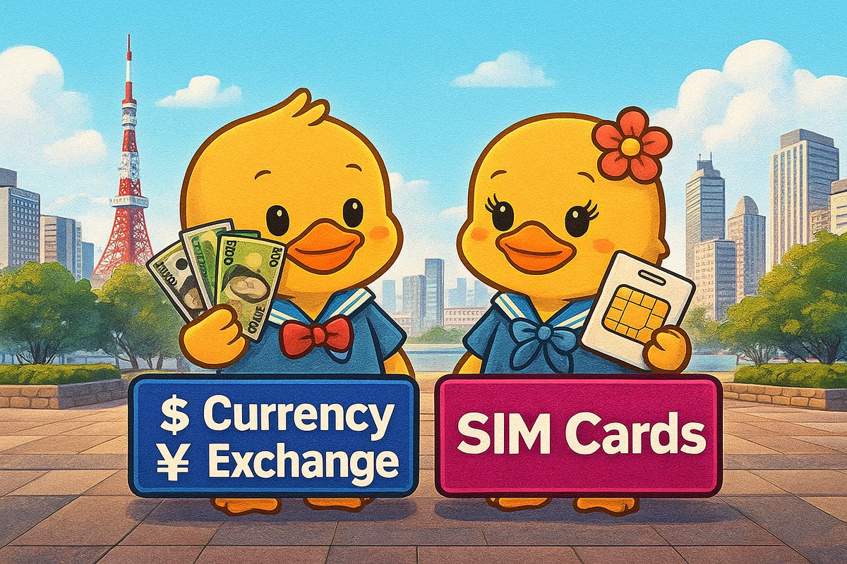 kanda_ticket's tweet image. Good morning! ☀️
It’s Wednesday, Nov 19th.
Kanda Ticket is open today!
💱 USD &amp;amp; EUR → JPY exchange
📱 SIM cards for travelers (3–25GB)
We’re just 30 seconds from JR Kanda East Exit.
Have a great day in Tokyo!

#KandaTicket #CurrencyExchange #SIMCard #TokyoTravel #KandaStation