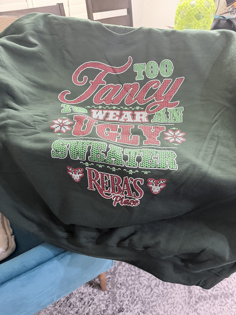 tish_cowboysfan's tweet image. She’s here and ready to get tons of use the next few weeks. 🎄🎄🤶🏼🎅🏼 🎄 🎄
#Reba #RebasPlace #Fancy