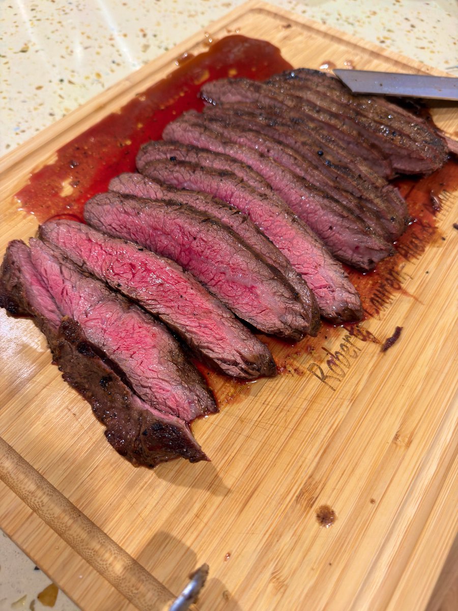 A little flank steak on tap for the crew tonight