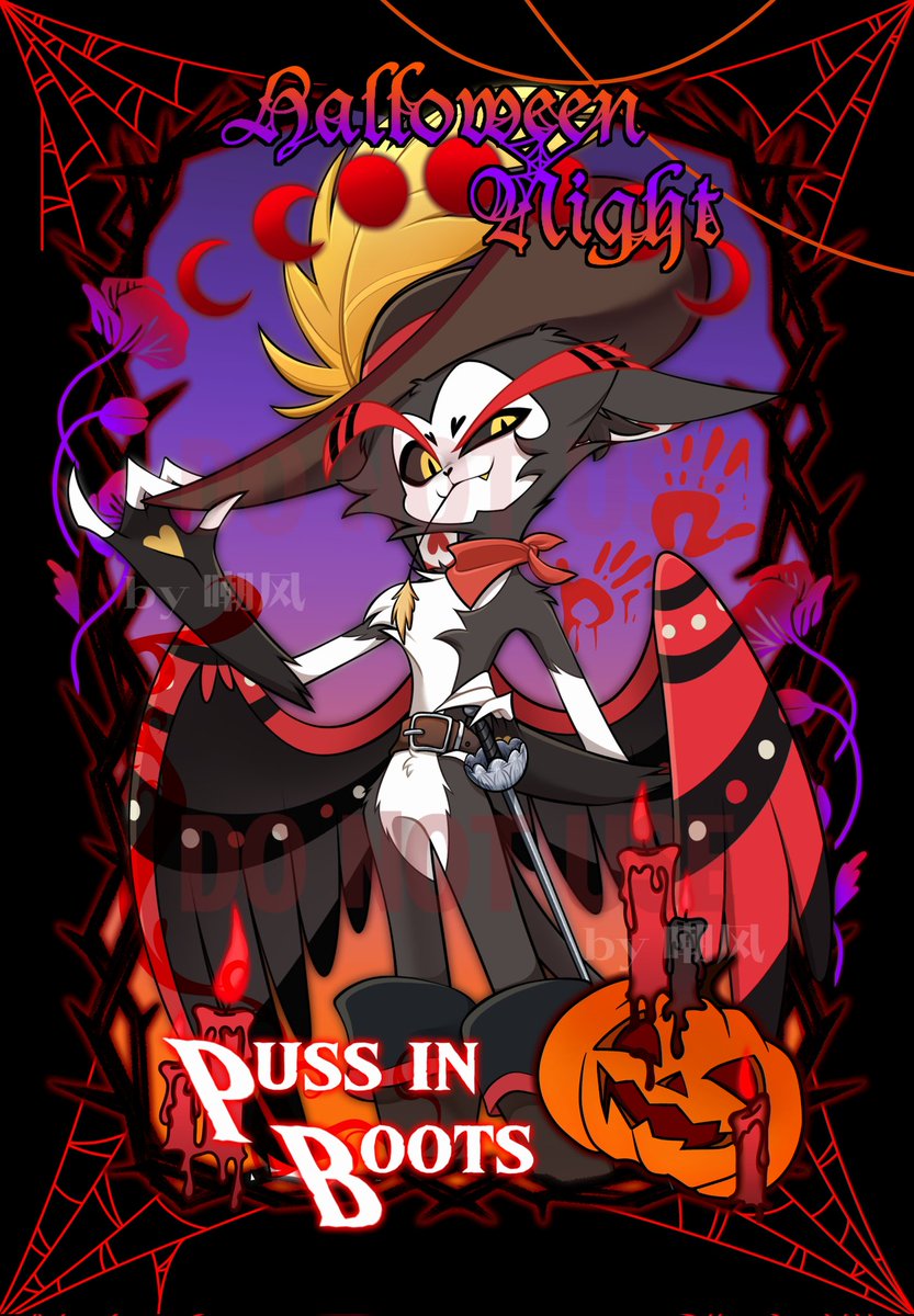 deeeeee823623's tweet photo. Halloween Night👢🐱💙🕷️
No.4-No.5
#HazbinHotel #HazbinHotelFanart #Husk #angeldust https://t.co/SggSnKNwGb