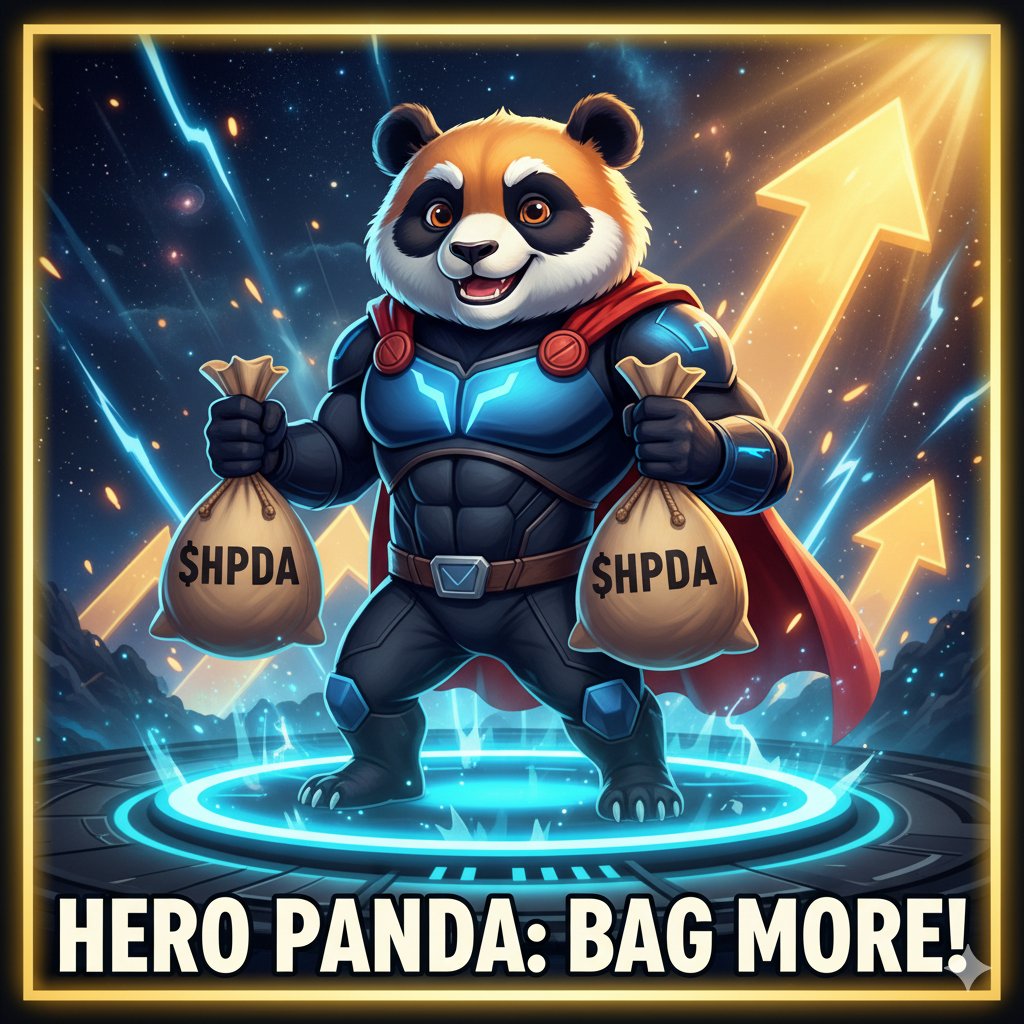 🐼 HERO PANDA HITS THE MARKET!
Everyone else: “Stay calm.”
Holders: “CALM? I’M BAGGING MORE!” 
😂This panda doesn’t sleep —
It collects bags and moonwalks.🐼
 — let’s GO!🔥
CA: 5bx4ttYasp3nRe51vytPgkdsTNveby2zTWTsd89epump

Keep voting!
moontok.io/coins/heropanda

#HeroPanda #Solana