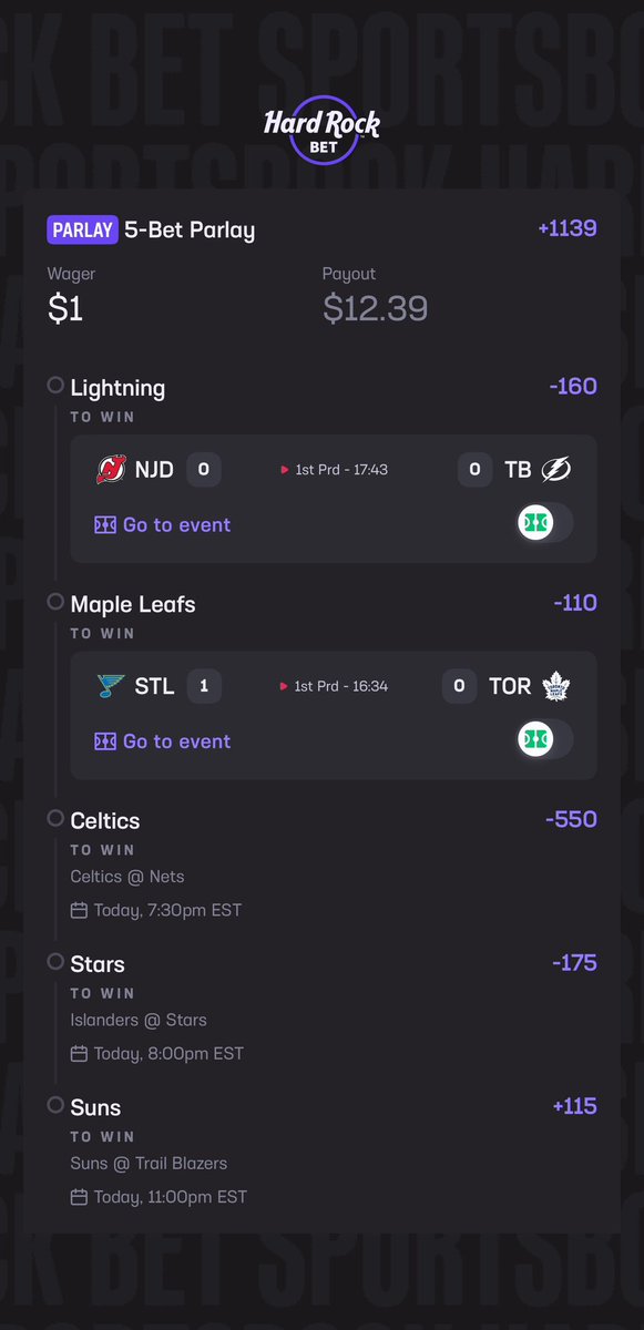 AiEdgePicks's tweet photo. Tonight’s Mashup — Ice & Hardwood Fusion Card 🔥🧊

Dual-sport slate tonight.
Best edges from both leagues pushed into one tight lineup.

Tonight’s Mixed Plays
• Lightning ML
• Maple Leafs ML
• Celtics ML
• Stars ML
• Suns ML

One card that spans the board.
Full slips in the photos — tap in and tail with discipline.

#NBAPicks #NHLpicks #TrentTalks #TTAB #SportsBetting #GamblingX #GamblingTwitter