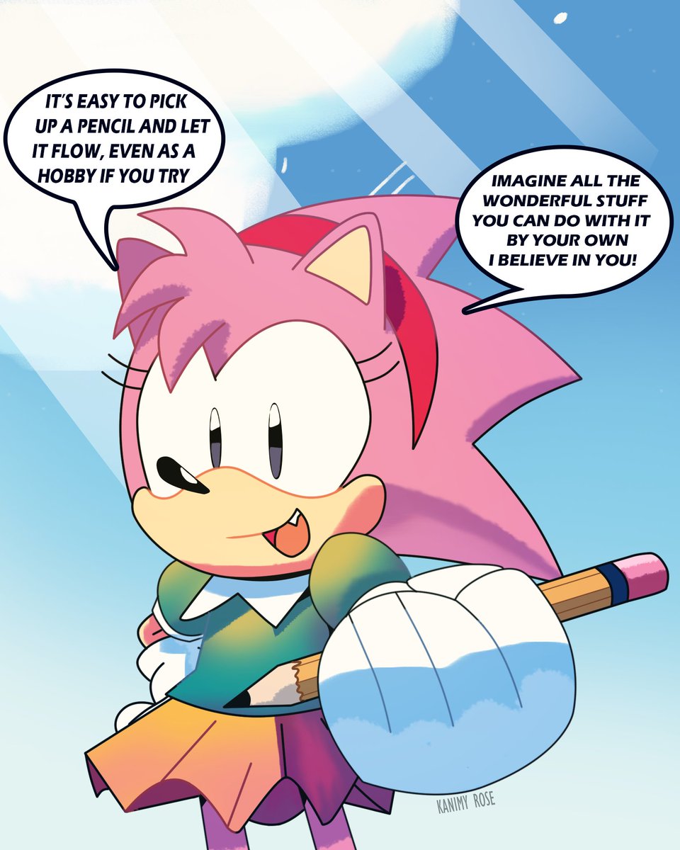 Amy that actually draws says: