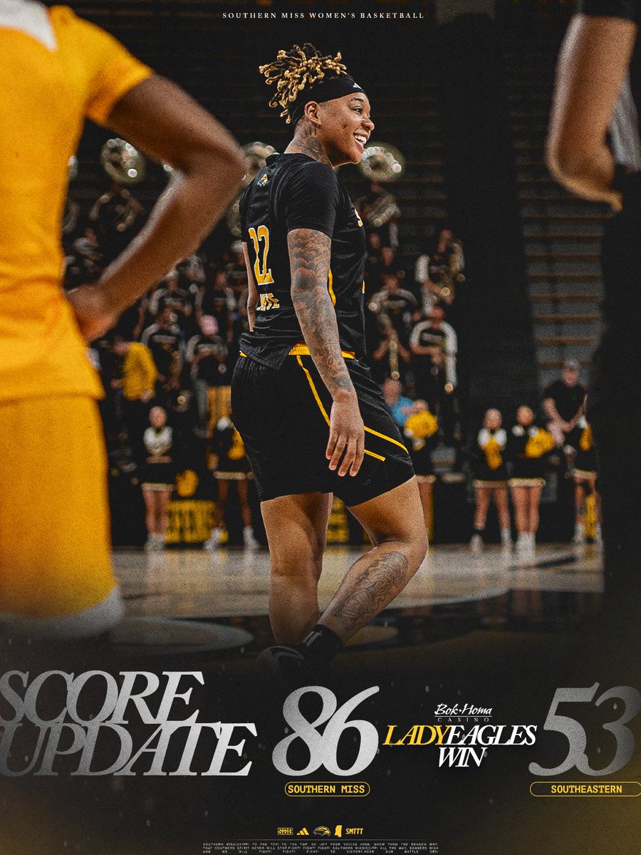 SouthernMissWBB's tweet image. 𝟓-𝟎

#ELEVATE | #SMTTT