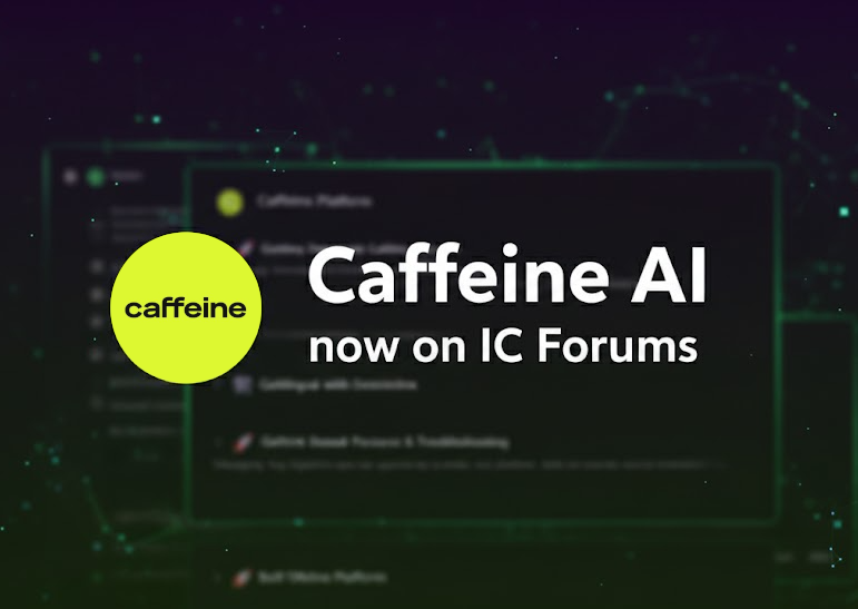 icpforums's tweet image. NEW: You can now discuss @CaffeineAI on the #ICForums. Discuss apps you&apos;ve created, working with the platform, and more on a fully on-chain platform powered by the #ICP and @dfinity.

meazi-4iaaa-aaaab-acvrq-cai.icp0.io/f/caffeineai

#dfinity $ICP