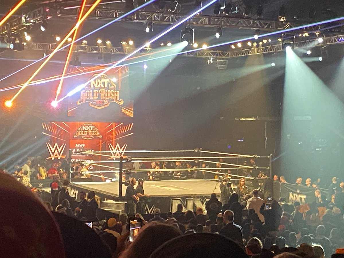 yomamahouce's tweet image. NXT Gold Rush at MSG
