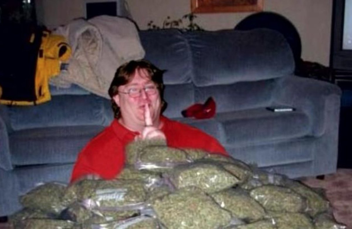 this is why gabe newells the goat