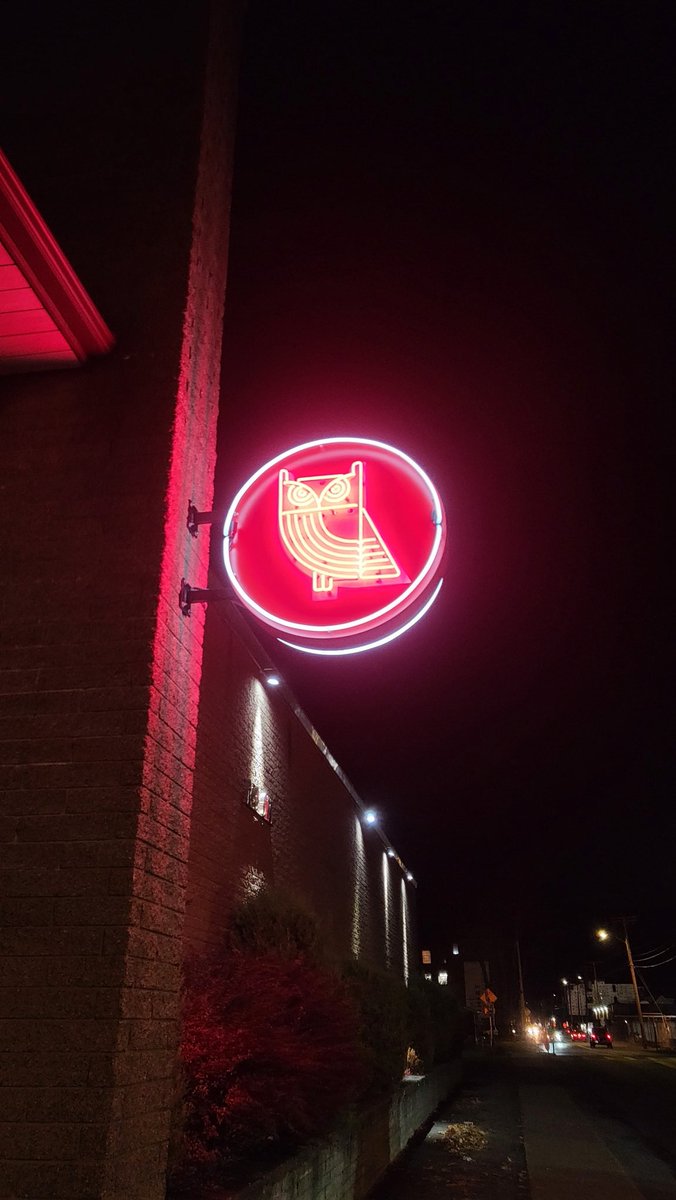 InvaderDojoZay's tweet photo. Cool owl sign i swa the other night 🌙
#animal https://t.co/7Jdd79w1TR