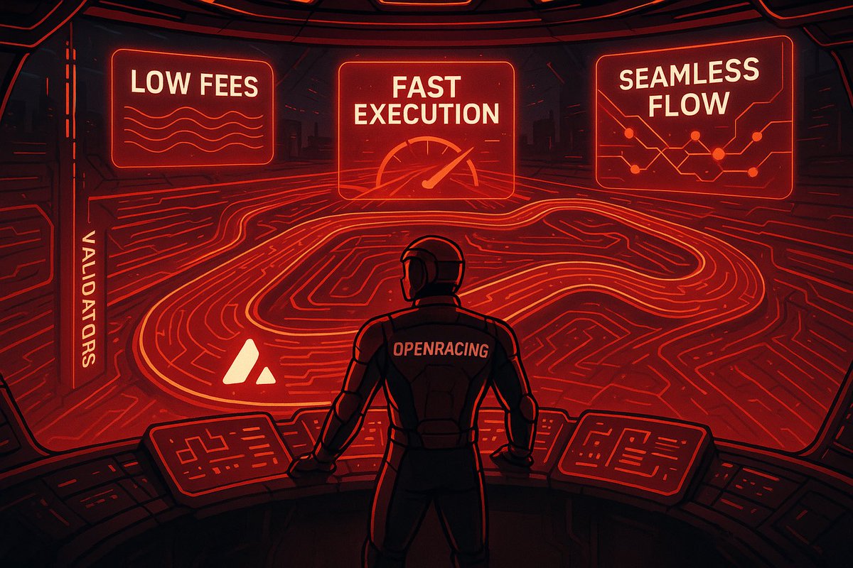 OpenRacing1's tweet photo. Why #Avalanche?๐บ
OpenRacing depends on fast execution, low fees, and smooth flow . #AVAX gives us all three.
If you're going to race on-chain, you might as well race where high speed is the default. โก
#AVAXEcosystem #Avalanche #CryptoGaming #AVAXGaming #NFT $AVAX #PlayToEarn https://t.co/PWyW7rZi1n