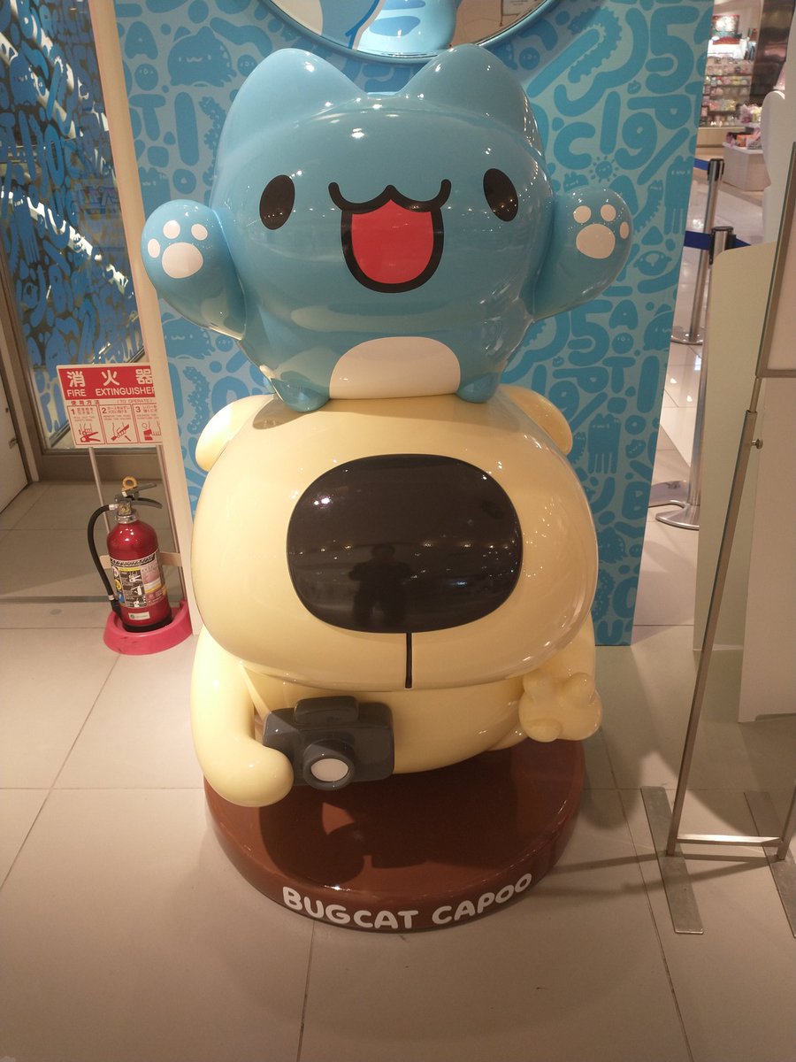 バグキャットカプー梅田大丸店POPUP オープン致しました🐱💙 🐝皆様の