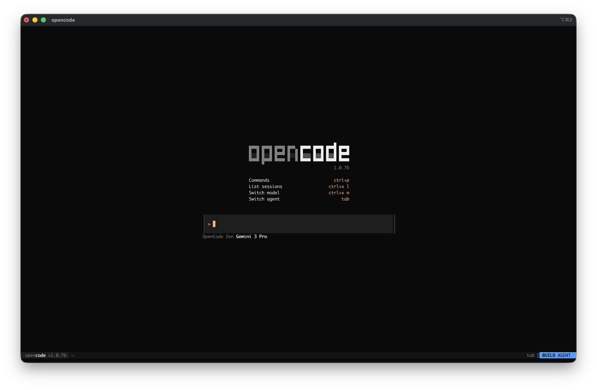 DineshKachhot's tweet image. OpenCode is Dope!!

It allows me to use multiple models in the same project, it provides free plans for few models for now and I can use the local modes off course for free.

I can go more productive just by switching models to do different tasks with efficiency.

#ai #opencode