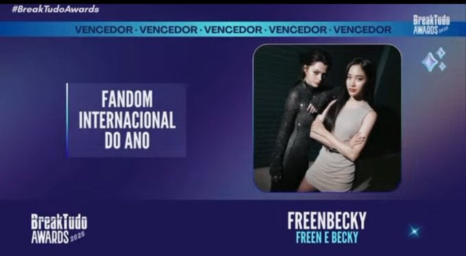 freenfanclub_'s tweet image. ขอแสดงความยินดีกับ FreenBecky ที่ได้รับรางวัล INTERNATIONAL FANDOM OF THE YEAR ในงานประกาศรางวัล BreakTudo Awards 2025 🏆🎉

SAROCHA REBECCA WON BREAKTUDO
#FreenBeckyWonBreakTudo2025
#FreenBecky #ฟรีนเบค 
#srchafreen