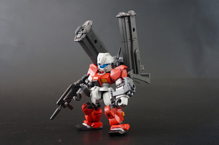 MOBILE SUIT ENSEMBLE 19 ジェガン 全塗装&墨入れ処理 ジムキャノンの