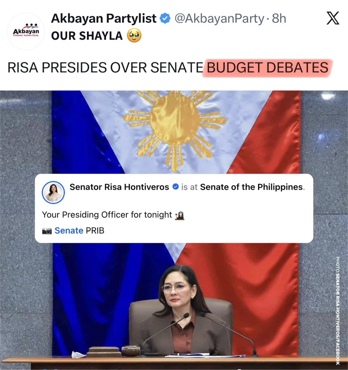 Basta usapang pera, lider si Risa😬

Risa under Duterte:
❌ No relatives in govt
❌ No "Leader" position
❌ No insertions allowed by PRRD

Risa under Marcos:
✅ Relatives appointed by Marcos
✅ Dep. Majority Leader
✅ ₱3-Billion insertion

Kaya sigaw ng UniPinks:
MARCOS PA RIN🫰