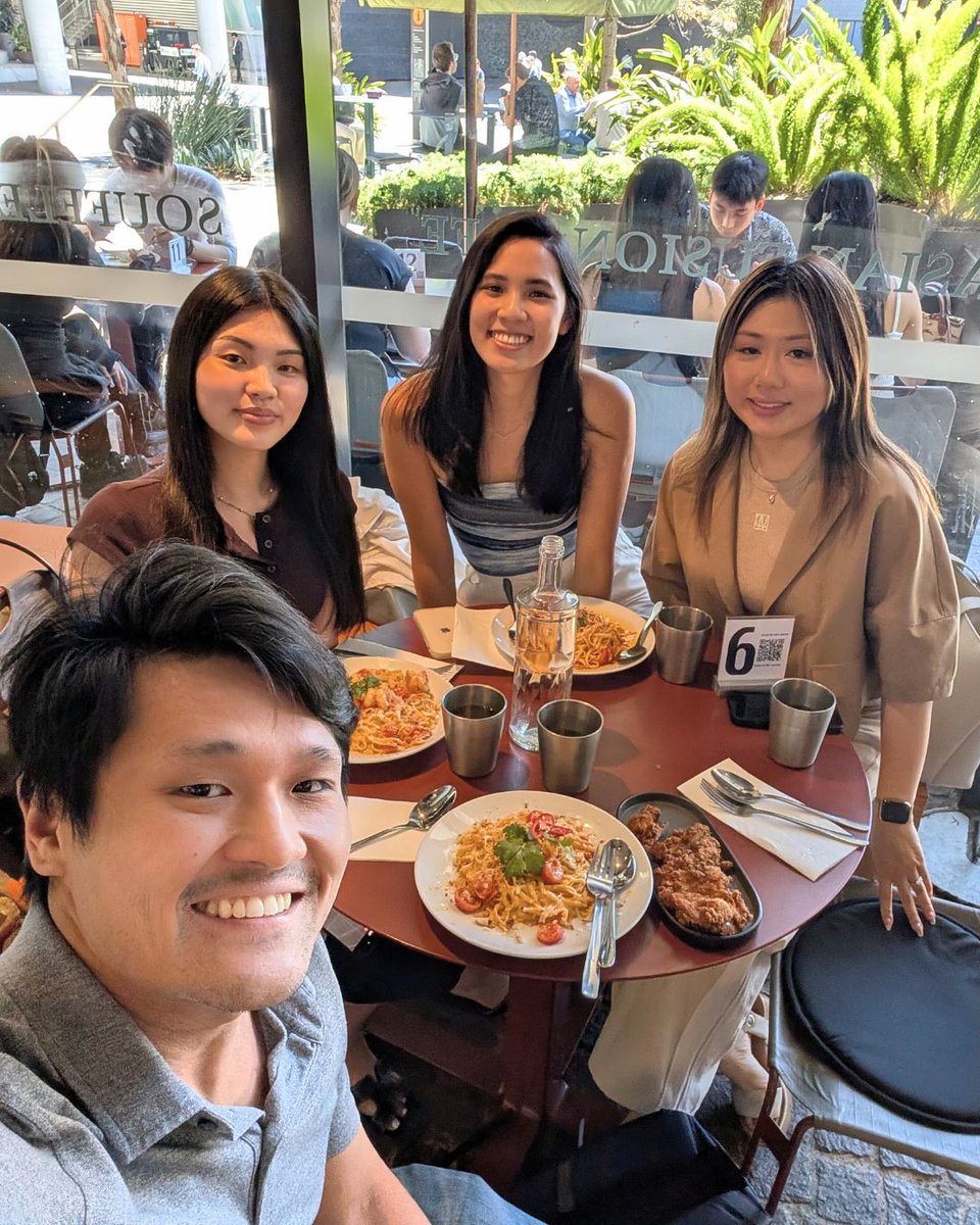 Last week, the SKD team swapped our remote setups for a high-impact in-person office day in the city. 

Rewarding hard work is vital for our culture! We refuelled with a team lunch, featuring crab pasta, thaibonara, and soufflé pancakes! 🍝🥞