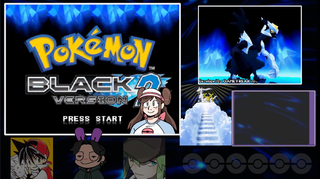 Clameron11's tweet photo. OH MY GOD A RADIANTVIRGO STREAM?! Come watch me Nuzlocke Pokemon Black 2 with my friends @happyhorrorhare @invisible_inky @catonfire25 Commentating over it! PLEEEEASE WATCH ME!!! https://t.co/q9MZR1nIFK