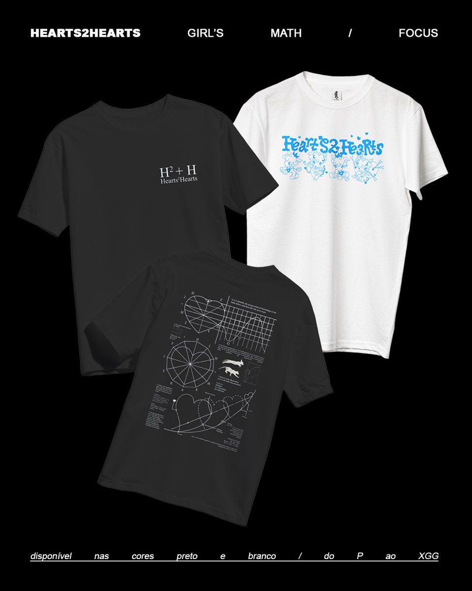 hearts2brasil's tweet image. 🩵 I cannot focus on anything but you baby! 

Os nossos parceiros da @StoreKLine / outfik fizeram 2 camisetas belíssimas do Hearts2hearts, &apos;Girl&apos;s Math&apos; e &apos;Focus&apos; 

✨ Seguidores da Hearts2Brasil possuem cupom de desconto: 
H2HBRASIL 

🔗: outfik.com.br/t-shirts/girlg…
