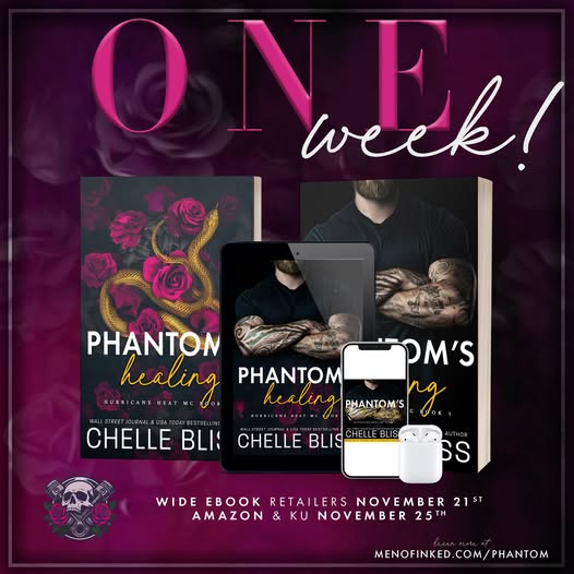 isla_matilda1's tweet photo. ONE week to go! Weeeeeeeeeeeee! It's almost go time!

→ If you read on Apple, Kobo, Google Play or Nook, please preorder Phantom's Healing. It will ONLY be available on those platforms November 21-23!
📷📷 PREORDER YOUR COPY NOW 📷📷 https://t.co/7eyZYxRAb5
