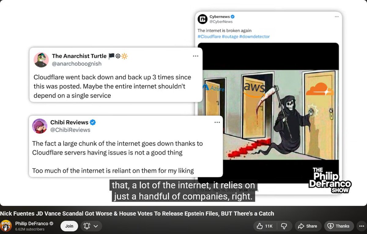 .<a href="/anarchoboognish/">The Anarchist Turtle 🏴Ⓐ🔆🏳️‍⚧️</a> congrats on making it to todays philip defranco episode