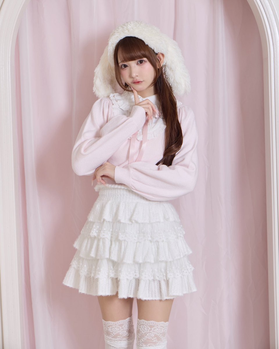 ⠀ ┈ 𝑟𝑒𝑙𝑒𝑎𝑠𝑒 𝑡𝑜𝑑𝑎𝑦 ┈ ♡ ヨーク切替コットンレース