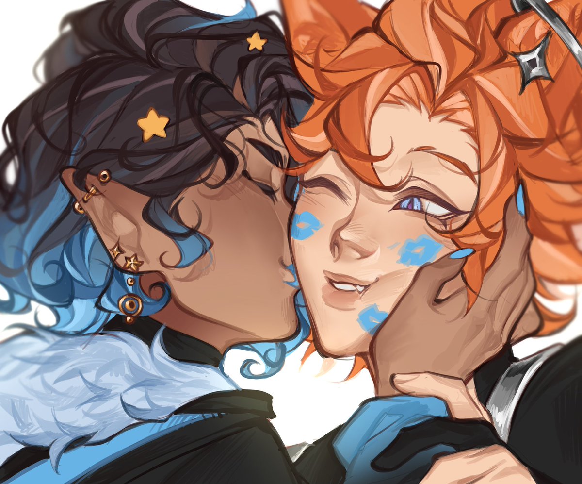 Maru_046's tweet photo. Vgen commission for @Syelet_ ! Both adorable characters ✨#Commission https://t.co/CogbRfuoc4