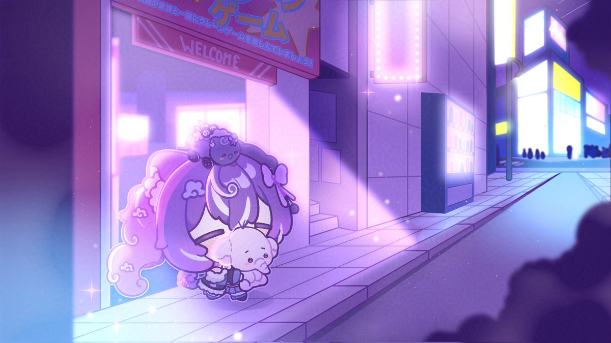 2 Art pieces of the same scene by 2 of my favourite artists 🫶🫶🫶

Reg : <a href="/aki_hoshino13/">あきほしの ✿ CMM OPEN</a> 
Chibi : <a href="/mogyi_u/">mogi 💤</a>