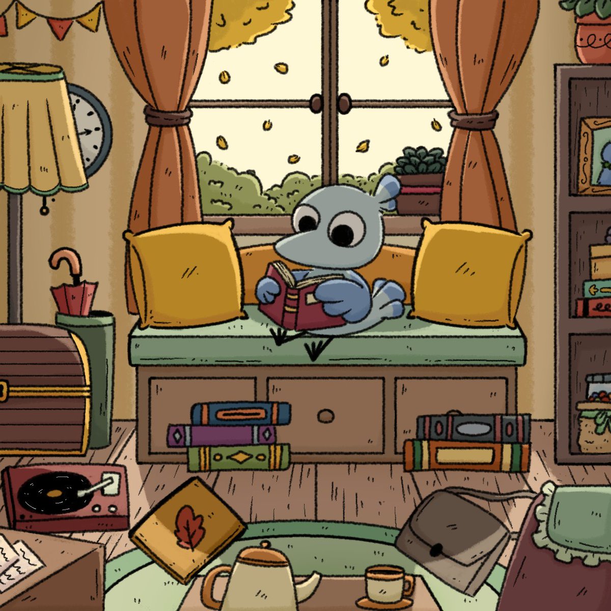 kammybale's tweet image. Chirp enjoying a good book

#ocart #characterdrawing