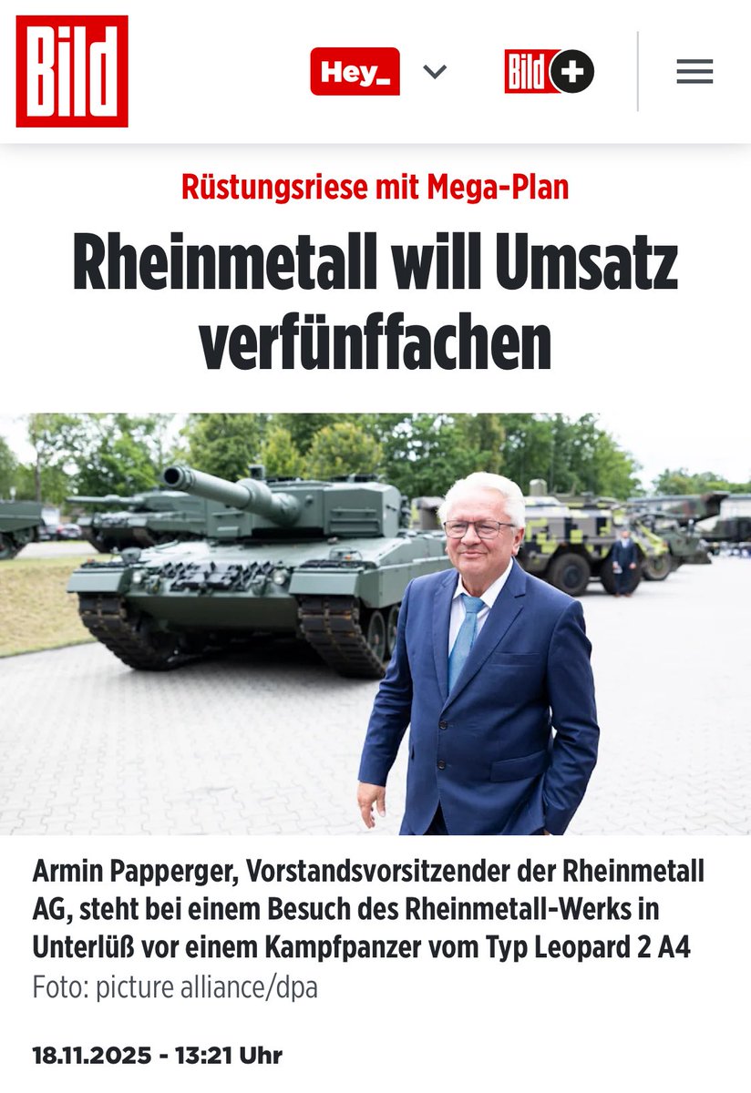 Da darf jetzt bloß kein Frieden dazwischenkommen: